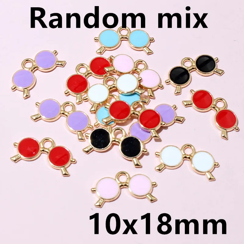 Charming Enamel Bone Pendants for DIY Jewelry Making - Set of 20