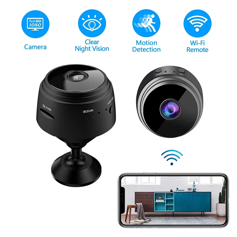 Cámara WiFi Mini A9 - Portátil Shop