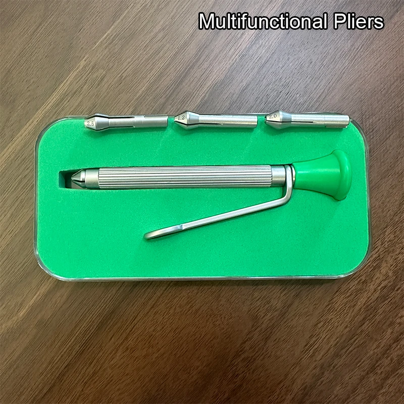 Watch repair tools pliers for holding small parts such as crowns and gears handheld push-type pliers