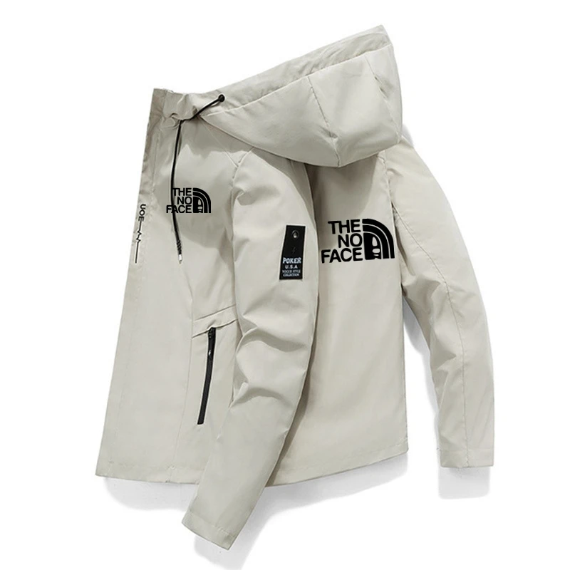 2024 New Spring And Autumn Brand Men's Windproof Zipper Jacket Casual High Quality Hooded Baseball Jacket Outdoor Sports Jacket
