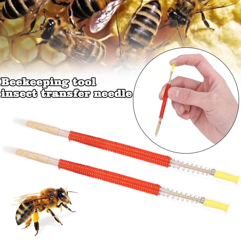 10pcs Bees Tools Horn Plastic Queen Bee Larvae Transfer Needle Grafting Tool Beekeeping Rearing System Kit Supplies Apiculture