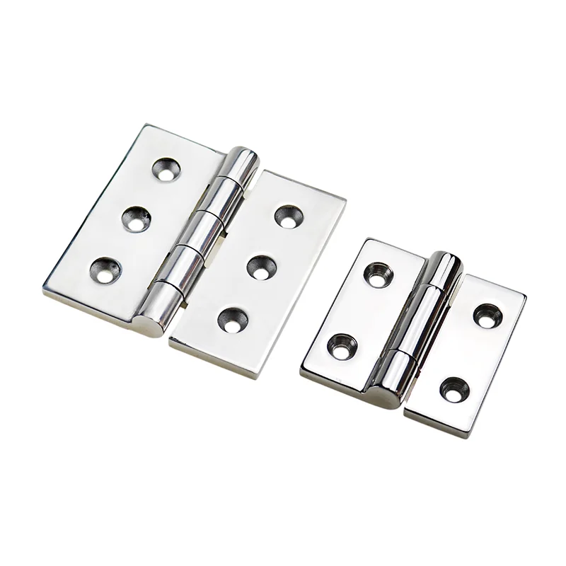 Industrial Heavy-Duty Machinery Equipment Hinge-Precision Cast 304 Stainless Steel Large Hinge, 4 inches 100*100mm