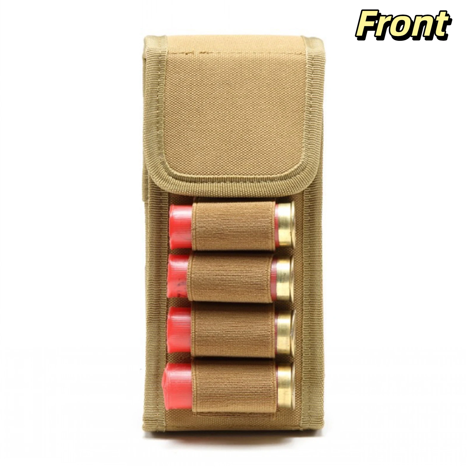 Tactical MOLLE Magazine Pouch 16 Round 12GA Ammo Shells Holder Hunting Bandolier Cartridge Bag Airsoft