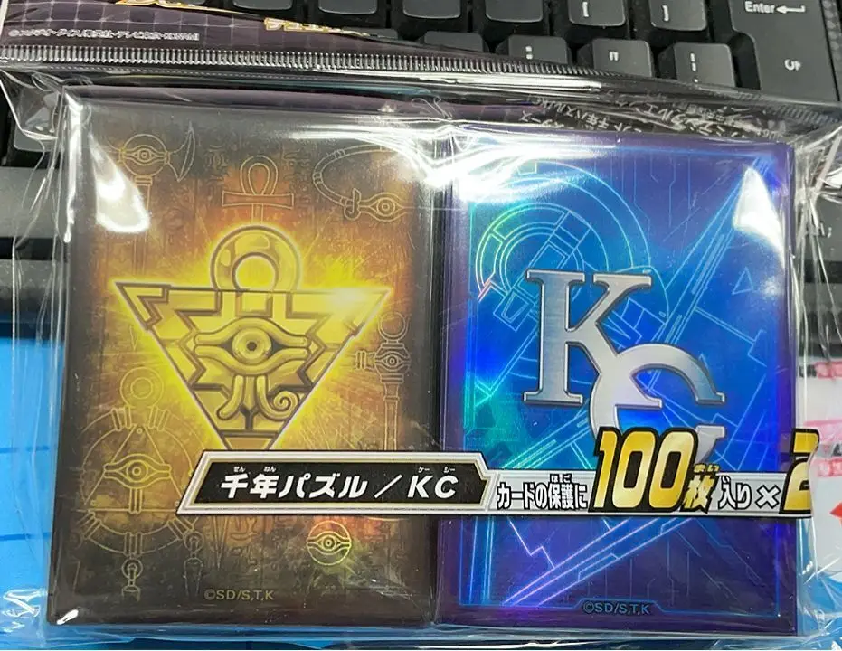 millennium puzzle card sleeves 25th Anniversary (White Version) – OnlyJody Imported Yu-Gi-Oh! Duelist Card Protectors