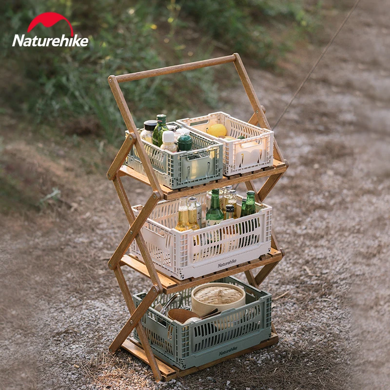 

Складная уличная корзина для хранения Naturehike из полипропилена, объем 6 л/17 л, портативная корзина для кемпинга, складная коробка для хранения для кемпинга и пикника