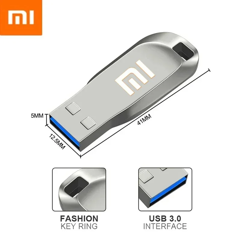 Flash Drive Xiaomi 2TB Usb 3.0 Mini High Speed 1TB 512GB Stick Portable Waterproof
