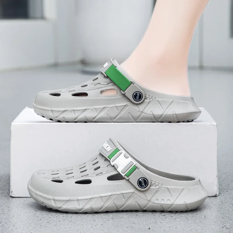 Summer men's sandals, anti-slip thick-soled, indoor and outdoor anti-slip beach slippers, large-sized sandals, shoes for men