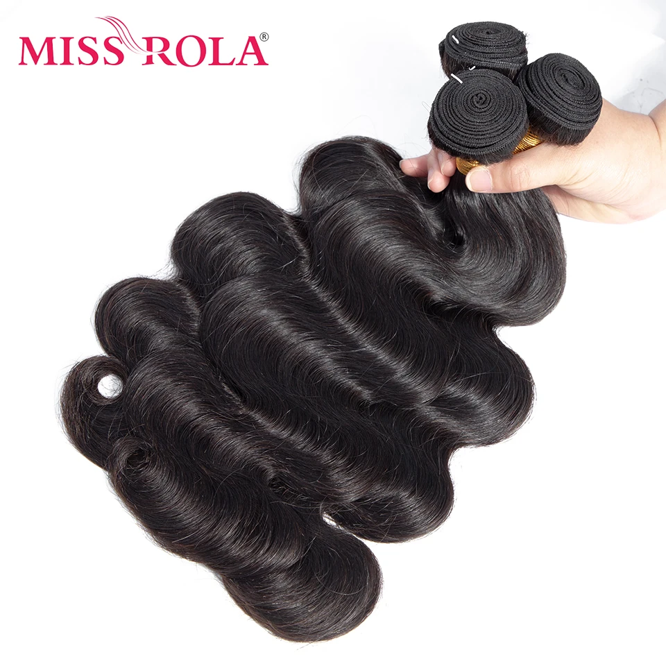 Peruvian Hair Body Wave 3 Bundles Natural Color 8-30 Inchs 100% Human Hair Extension Remy Weaving Double Wefts