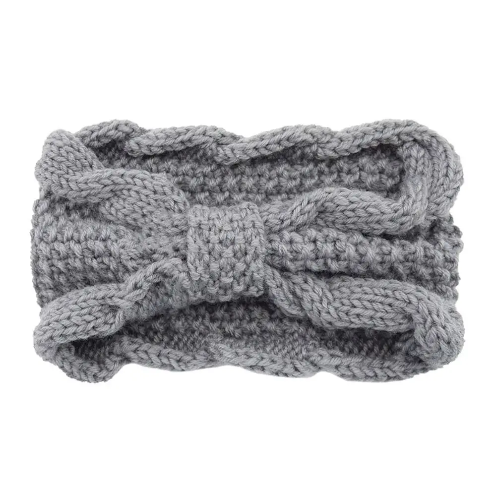 Wool Knitted Winter Headband Ear Warmer for Outdoor Sports