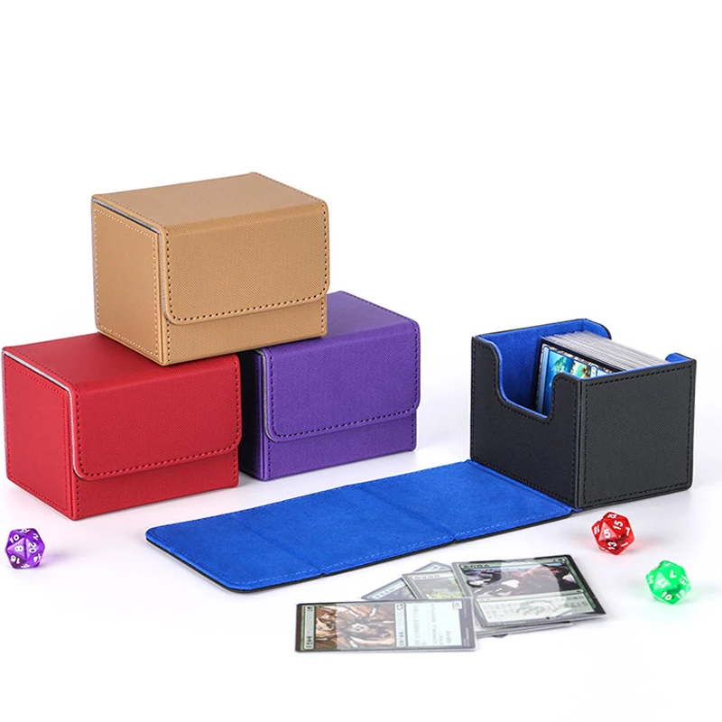 PortableTCGPokerCardDeckBoxClassicColorBoardGamesCasepara