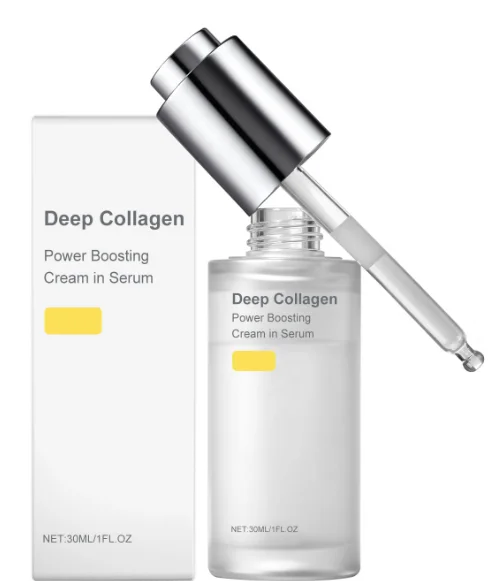 Siero Ampoule al Collagene Anti-Età, Rassodante, Idratante, Effetto Lifting, Leviga le Rughe Sottili, Set per la Cura della Pelle del Viso, Essenza Nutriente Quotidiana - immagine 6