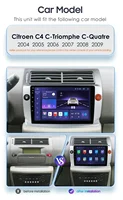 Auto radio za Citroen C4 C-Triomphe C-Quatre 2004 - 2009 2