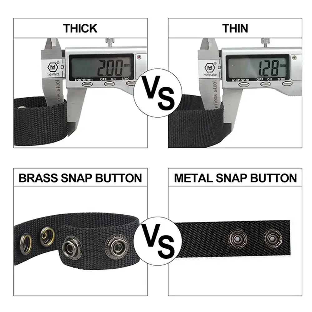 4Pcs Tactical Belt Buckle Heavy Duty Belt Keeper Portable Webbing Strap Military Belt Equipment Accessories for Outdoor Sports