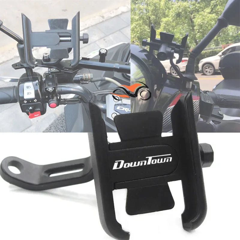 

For KYMCO DOWNTOWN DT 125i 250i 300i 350i Downtown300i Motorcycle Accessories Handlebar Mobile Phone Holder GPS Stand Bracket