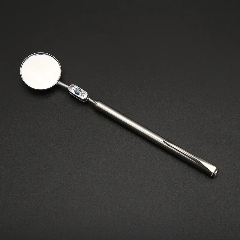휴대용 자동차 각도 관찰 펜 다기능 자동차 오토바이 30mm 원형 텔레스코픽 감지 렌즈 자동차 수리 도구