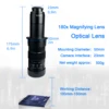 YIZHAN 48MP 4K USB HDMI VGA Digital Video Monocular Microscope Camera Continus Zoom 180X C-Mount Soldering Phone Repair Tools 4