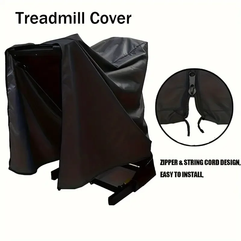Treadmill Cover 210d Sports Treadmill Protective Folding Cover Dustproof Indoor Protective