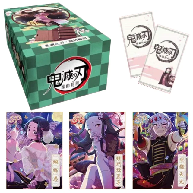 New Original Demon Slayer Cards Infinite Train SSP Card Diamond Rare