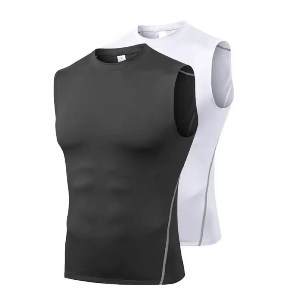 Fashion Spandex Men's Shapewear Belly Control Sports Compression Vest Body Shaper Corsets