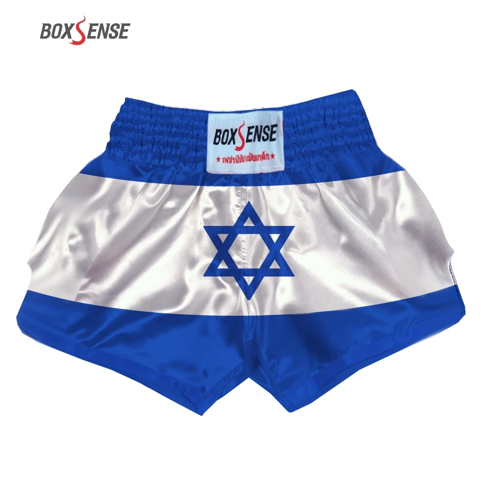Muay Thai Fight Shorts Breathable Kick Boxing Pants Women Men MMA Training Pants Shorts Competition Game Sanda Grappling Clothes