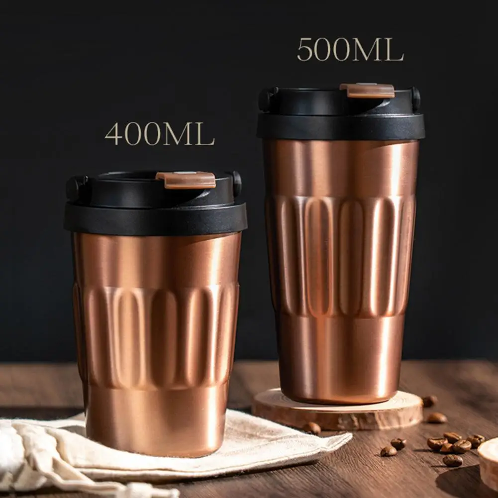 400/500ML Coffee Thermos For Women Travel Cup Vacuum Stainless