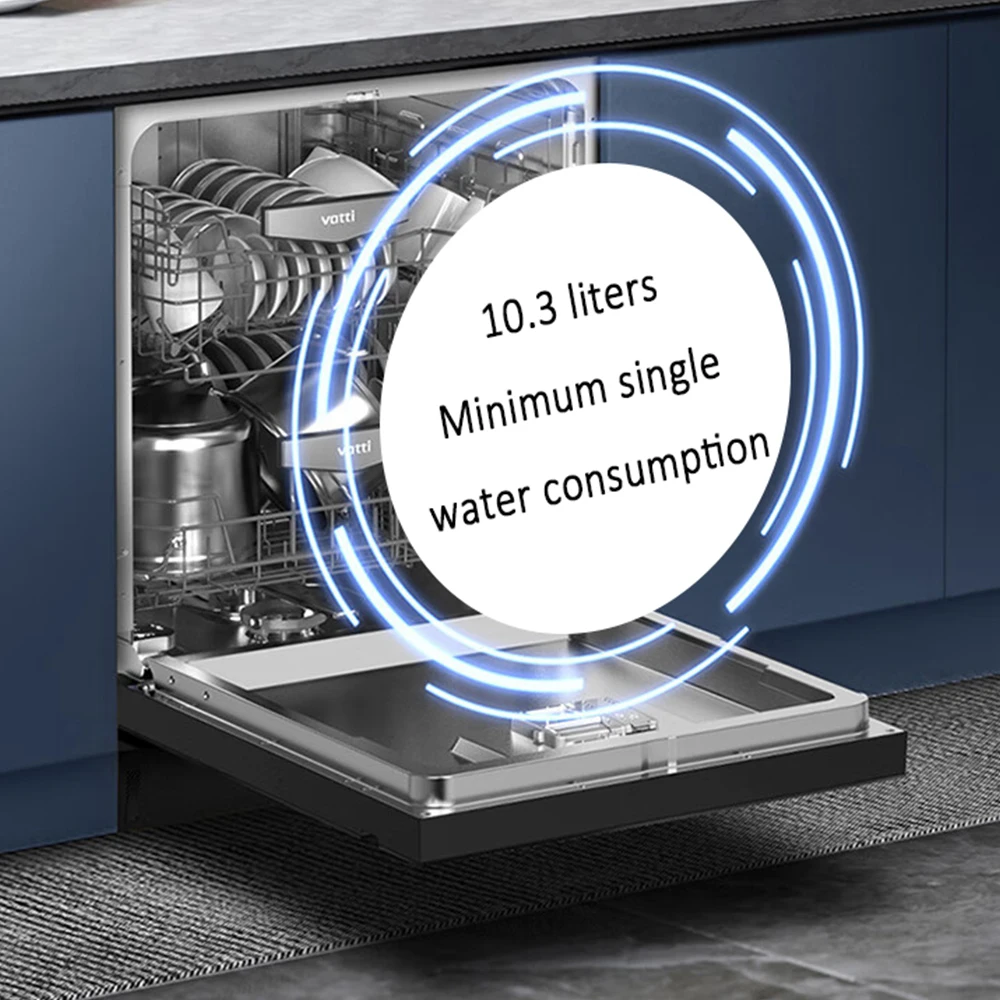 Dishwasher Dual Hot Air Drying Independent Built-in Dual-purpose Dishwasher 598*570*775mm 2