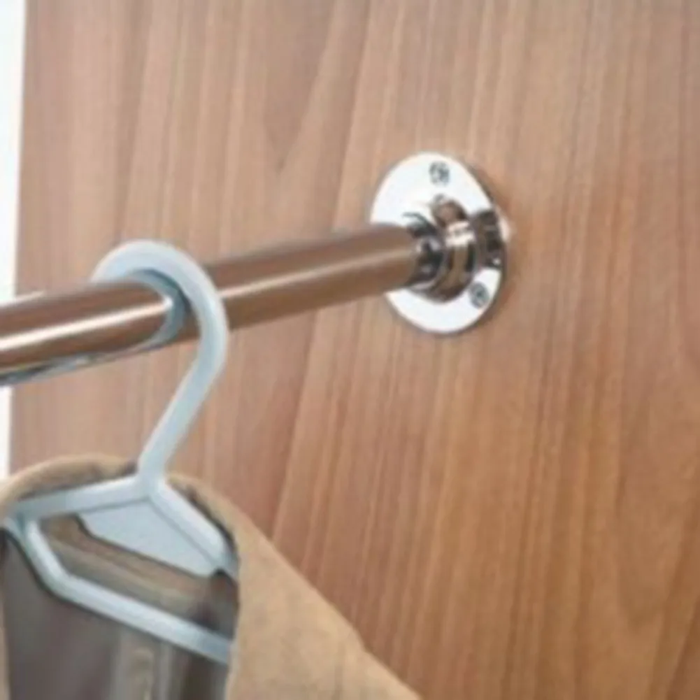 

Store Wall Ceiling RAIL BRACKETS Closet Rod Holder Cupboard Wardrobe 25mm Cabinet Clothes Furniture Pole Wardrobe