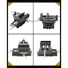 6" Cross Slide Vise, Drill Press Milling Vise, Portable Bench Clamp, 6 In Jaw Width, Table Vise Clamp for CNC Milling Machine 6