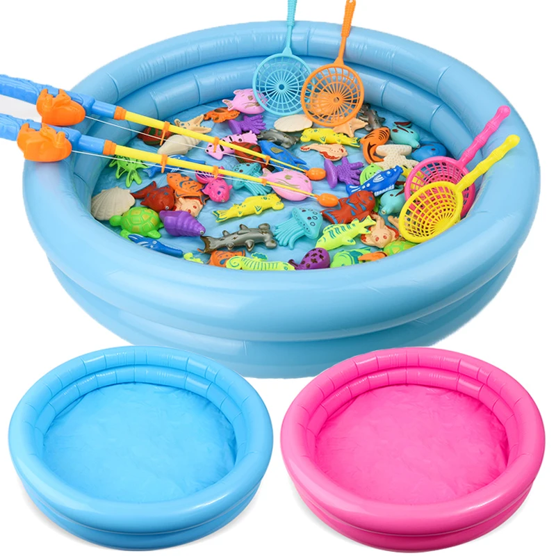 

Double Layer Inflatable Swimming Pool Baby Infant Round Swim Pool Safety Pools Toy Outdoor Garden Beach Portable Kids Water Toys