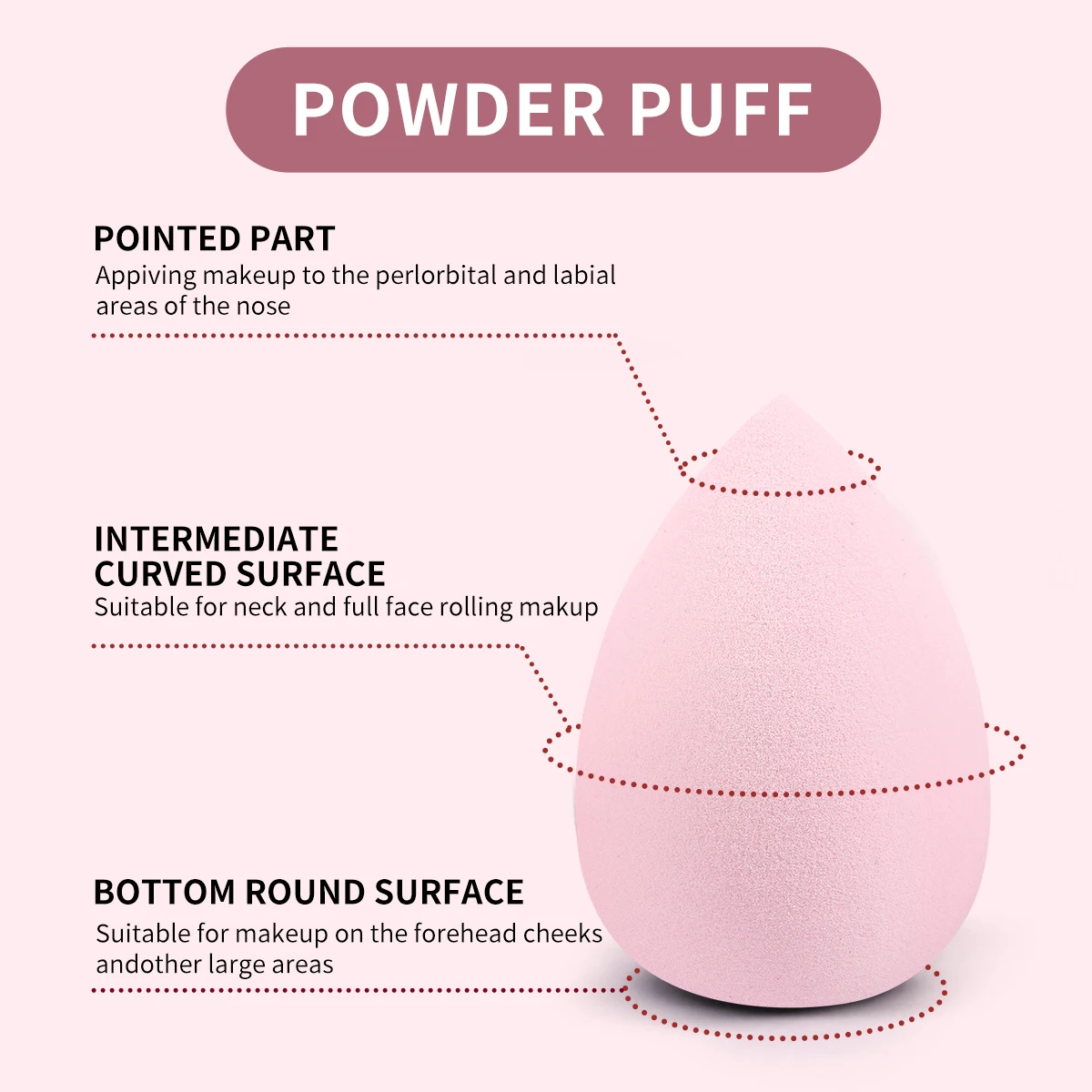 MAANGE 12pcs Makeup Sponge Blender Beauty Egg Soft Cosmetic Powder Puff for Face Liquid Cream Makeup Remover Pads Beauty Tools 4