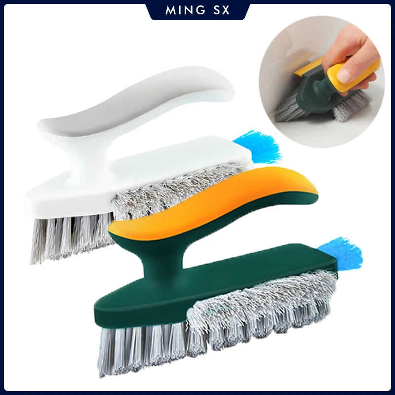 Dual-Pack 4-in-1 Multi-Surface Corner and Gap Cleaning Brush