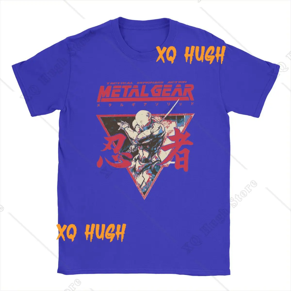 Men's Metal Gear Solid Graphic T-Shirt - Round Collar Cotton Short Sleeve Tee