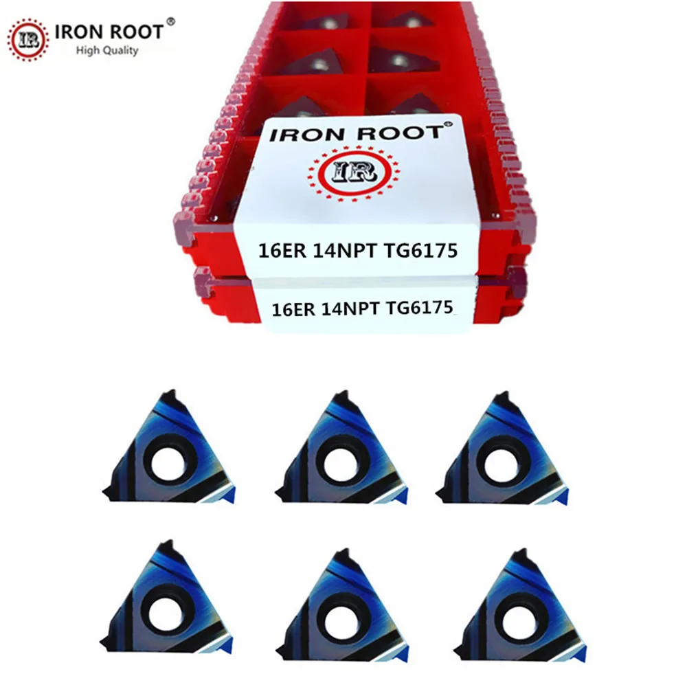 

IRON ROOT 16IR 11.5NPT,16IR 14NPT,16ERM 11.5NPT,16ER 14NPT, T6175 CNC Metal Lathe Turning Thread Carbide Insert For SER /L