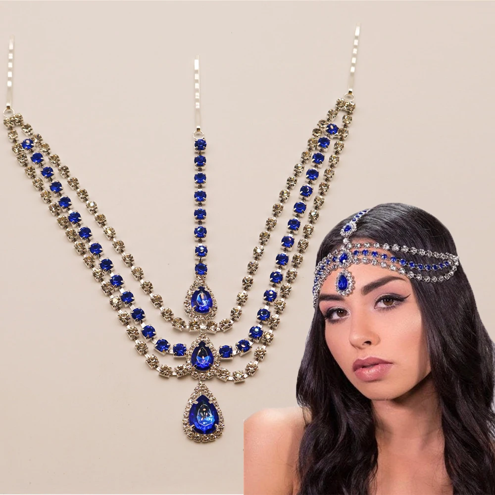 Barakath Strass-Stirnbänder Mit Diamant-Kristallperlen – 3 Stück, Glitzernde Haarbänder Für Frauen & Mädchen