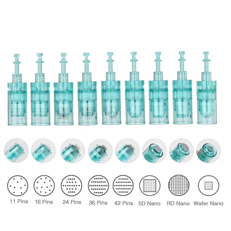 dr pen M8 A6s Micro Needle Pen Replacement 3D/5D/Round Nano Needle Bayonet Cartridge Disposable Accessories