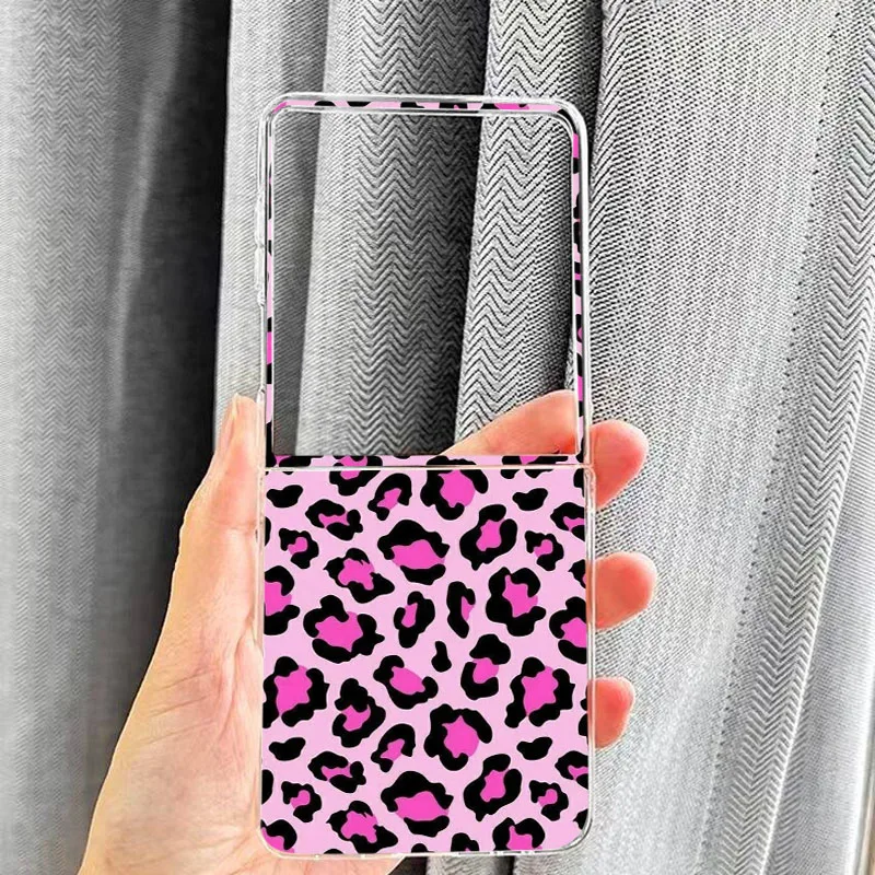 Luxury Leopard Print Ultra Thin Slim Clear Hard Phone Case