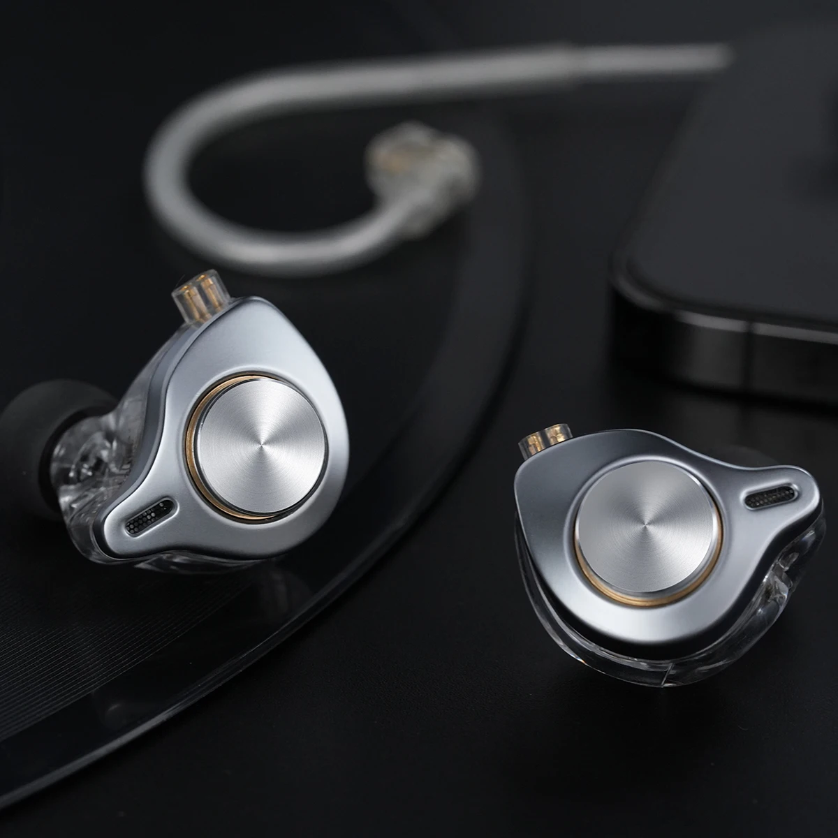SGOR Luna In Ear 13.5MM Planar Driver Wired Earphones Music Headphones HiFi Bass Monitor Earbuds DJ Headset Type C Pin USB C 5