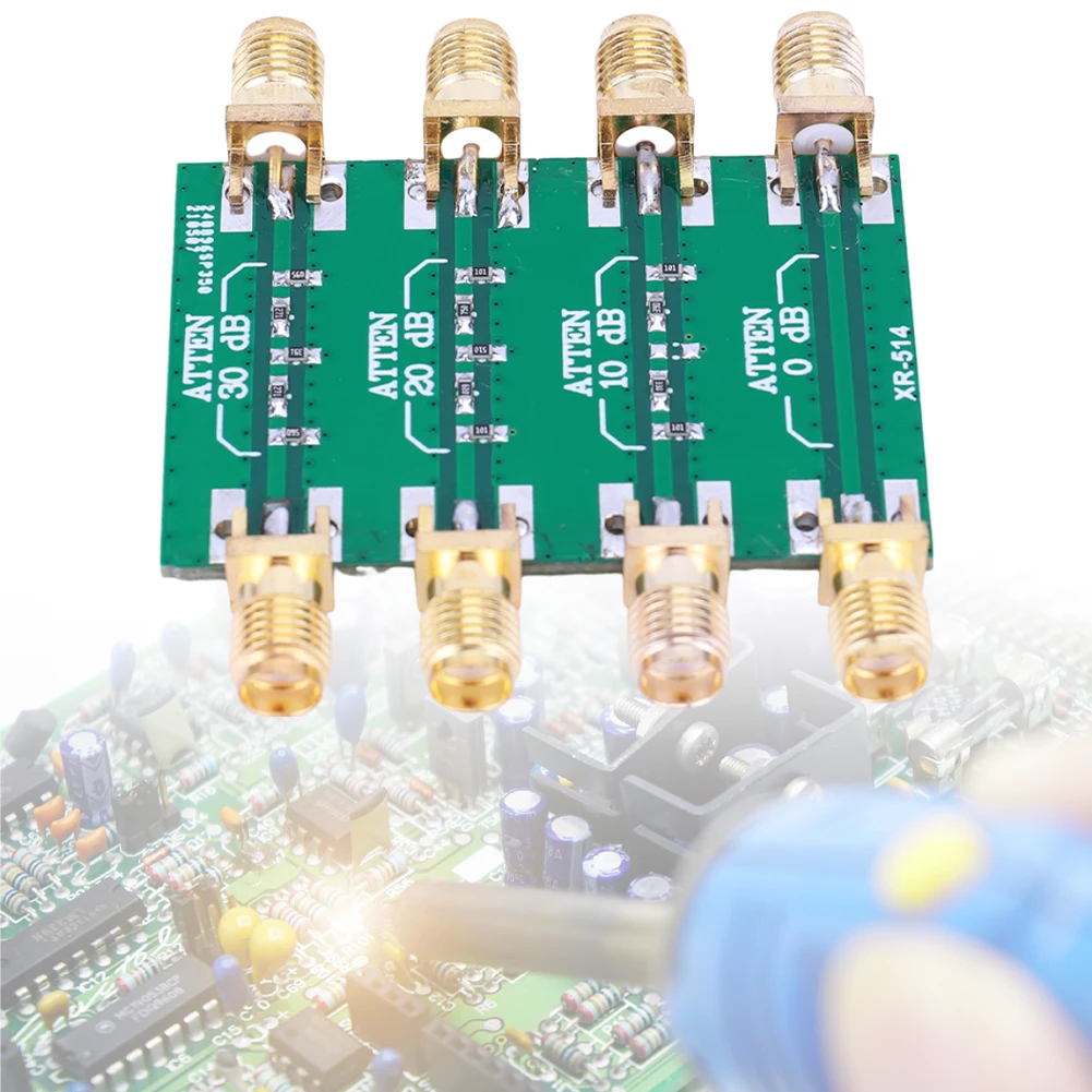 SMA 더블 여성 헤드 RF 고정 감쇠기 DC-4.0GHz 무선 주파수 고정 감쇠기 모듈 보드 200mW 0dB 10dB 20dB 30dB