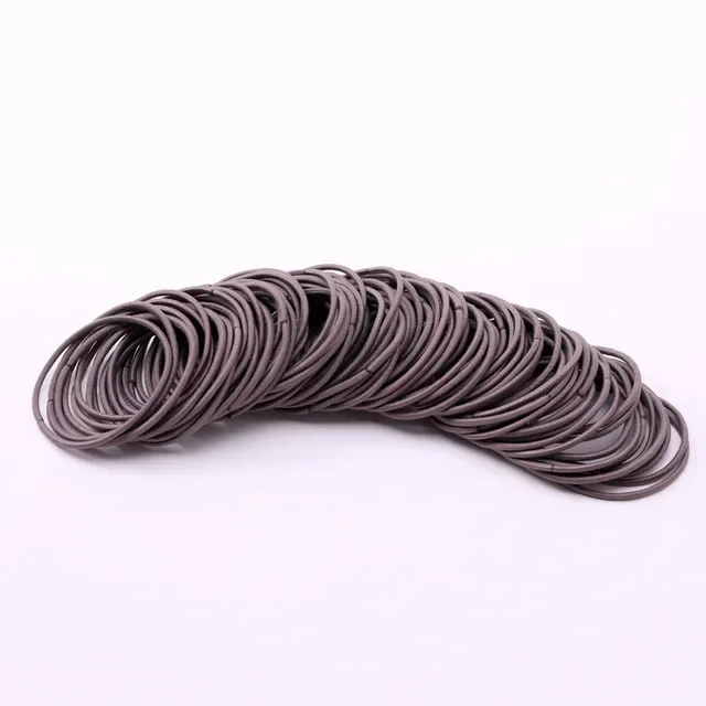 Enhanced Product Title:  
  
High Elastic Hair Ties - Durable Black Rubber Bands
