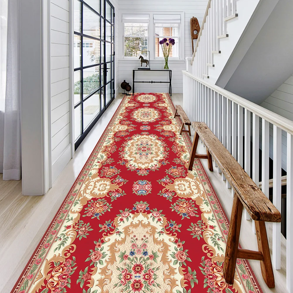 

Geometry Corridor Hallway Long Rugs Home Decoration Carpet for Living Room Hotel Aisle Runner Rug Kitchen Anti-slip Floor Mat