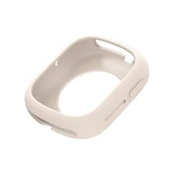 Durable Silicone Protective Sleeve for Smartwatch - Enhanced Protector Frame (Ivory)