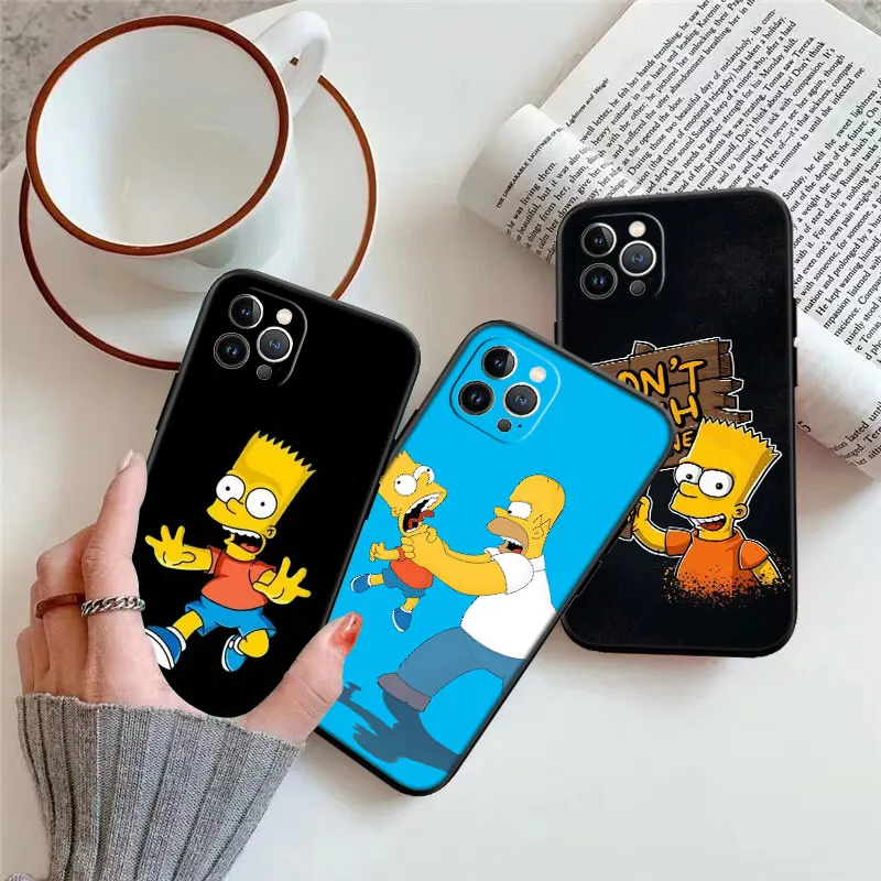 S-Simpsons Shell Protective Phone Case - Cartoon Design