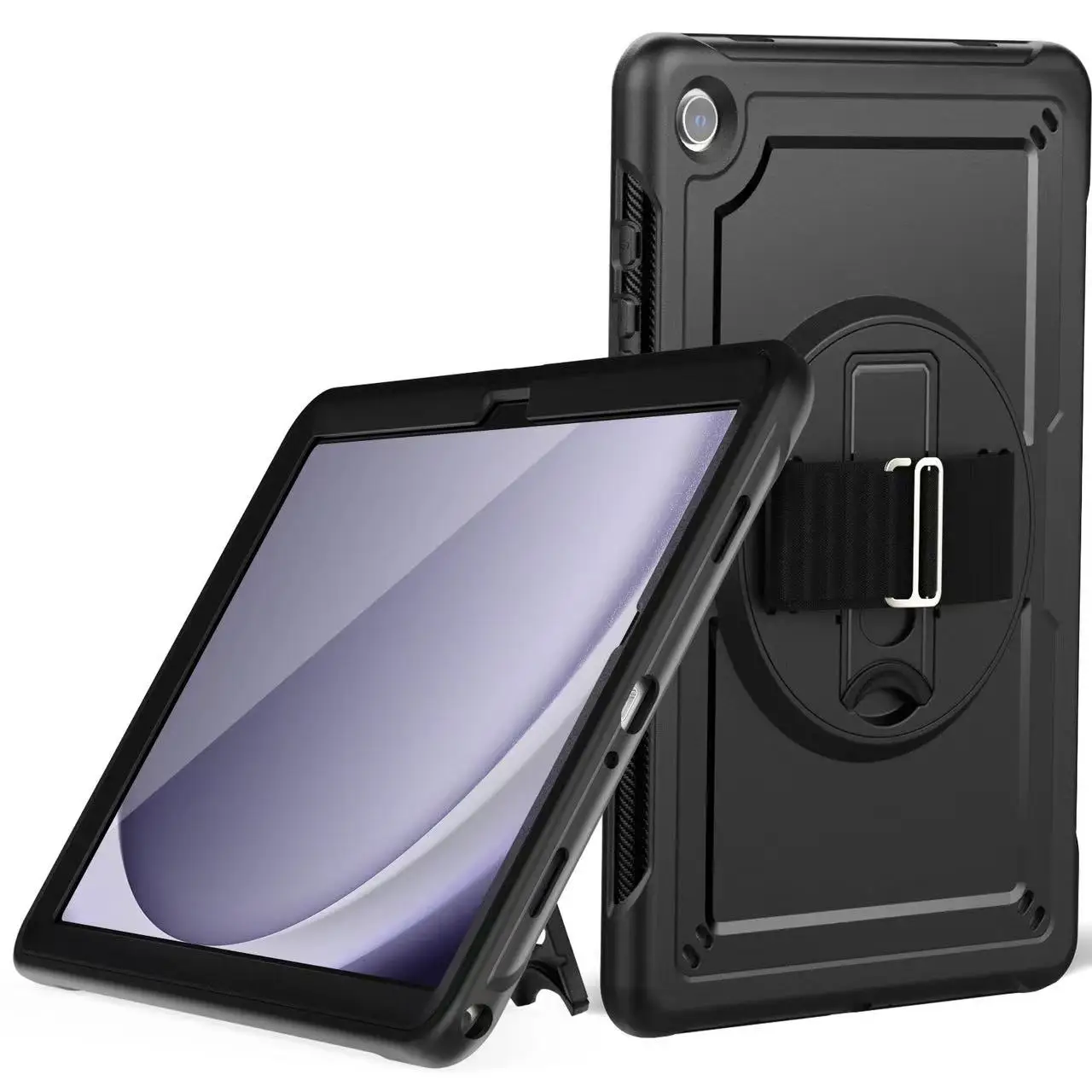 Ultimate Rugged Armor Case with 360° Swivel Stand for 11-inch Tablets - 2023 Edition