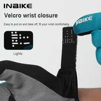 INBIKE 2023 MTB Cycling Gloves Gel Breathable Road Bike Riding Glove Touchsrceen Bicycle Gloves TPR Palm Pad Bike Accesssories 2