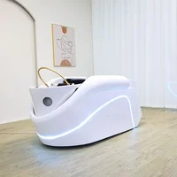 XinSheng Table de Massage lit de Massage lits de shampoing Salon de beauté meubles électriques canapé-lit Salon de coiffure équipement de lavage des cheveux 5