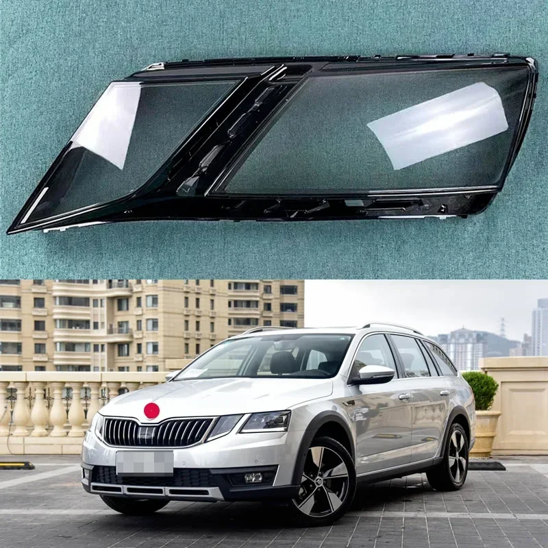 

For Skoda OCTAVIA 2018-2019 2020 Front Headlight Shell Transparent Lampshdade Headlamp Cover Plexiglass Auto Replacement Parts