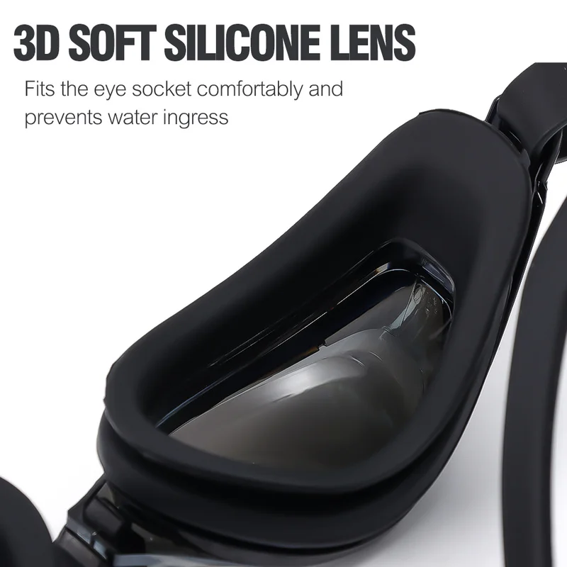 Myopia Swimming Glasses Prescription-1.0~-9.0 Waterproof Anti Fog Swim Eyewear Silicone Diopter Diving Goggles Adults Children swimming goggles