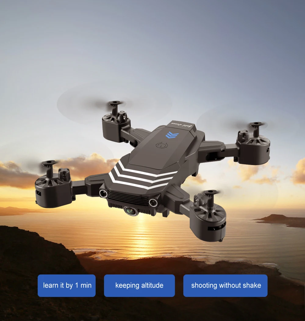 Foldable Quadcopter Kids Drone LS11 One Key Return PRO RC With 4K HD Camera WIFI FPV Hight Holding Mode |