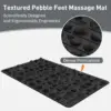 Foot Yoga Massage Acupressure Board Mat Muscle Relaxation Round Exercise Mat Fitness Foot Training Massage Acupressure Mat 5