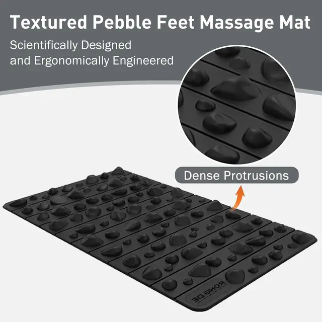 Foot Yoga Massage Acupressure Board Mat Muscle Relaxation Round Exercise Mat Fitness Foot Training Massage Acupressure Mat 5